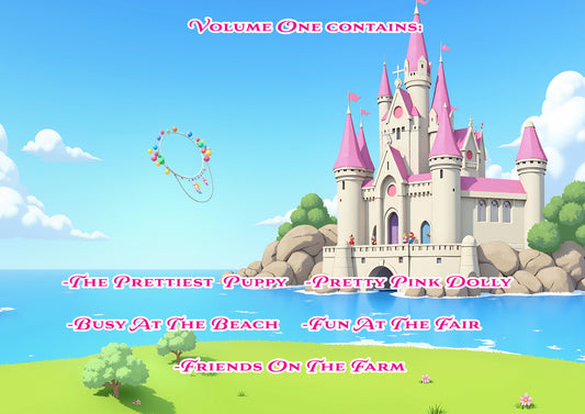 Polly Princess Volume One five book gift box set with colorful children's books